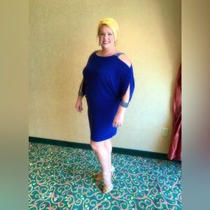 MSK | Royal Blue Dress | Size: 16